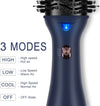 One-Step Hair Dryer Brush,  Blow Dry Hair Brush, 4 in 1 Hot Brushes for Hair Styling, Drying, Volumizing, Straighten, Negative Ion Care Hot Air Brush, 1000Watt, Blue