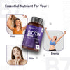 Biotin Hair Growth Supplement 12000mcg - 365 Vegan Biotin Tablets (1 Year Supply) - Hair Skin & Nails Vitamins for Women & Men - High Absorption D-Biotin - Hair Growth Vitamins (Not Biotin Gummies)