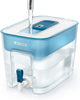 Flow XXL fridge water filter tank for reduction of chlorine, limescale and impurities, 8.2 L -Blue