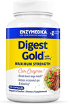 , Digest Gold, Digestive Enzymes, Dietary Supplement with ATPro for Maximum Support, 120 Capsules, Vegan, Gluten-Free, Soy-Free, Non-GMO