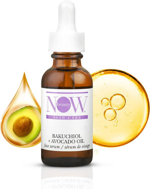 Bakuchiol Plus Avocado Oil Serum - A Gentle Anti Aging Serum for Resurfacing Skin Cells - Retinol Alternative for Sensitive Skin - Moisturizing Avocado Oil Face Serum - 30 ml