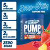 Pump Zero Pre Workout - Zero Stim, Caffeine Free, Energy & Performance (375g - 25 Servings) (Fruit Burst)