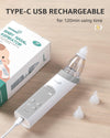 Nasal Aspirator Baby,Baby Nasal Aspirator,Baby Nose Suckers Automatic Nose Cleaner with 3 Silicone Tips, Adjustable Suction Level, Music and Light Soothing Function