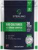 Bio Cultures Probiotic Complex with 22.5 Billion CFU with 22 Live Bacteria Strains - 30 Super Strength Vegan Capsules - Made in UK - by