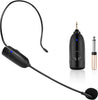 UHF Wireless Microphone Headset:  2.4G Wireless Mic Headset and Handheld 2 in 1, 50m Wireless Transmission Wireless Microphones & Receiver for Voice Amplifier, Speakers, Teacher