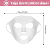 Face Mask Cover, Reusable Silicone Face Mask Cover Facial Steam Waterproof Face Moisturizing Beautity Mask