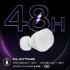 Tune Buds Wireless Bluetooth Earphones, Water-Resistant and Noise-Cancelling Headphones with 48-Hour Battery Life, White