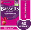 7-11 Years Raspberry Flavour Multivitamins 60 Gummies