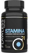 Stamina | L-Arginine, L -Citrulline & Nitric Oxide Supplement for Men | Promotes Male Vitality, Blood Flow and Endurance | 60 Capsules