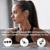 Wireless Earbuds, Bluetooth 5.3 Headphones HiFi Stereo, Bluetooth Earbuds with ENC Noise Cancelling Mic, IP7 Wireless Earphones with 48H LED Display, Sport Headsets over Ear EarHook for Running, Black