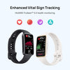 Band 9，Bluetooth, iOS & Android，Up to 14 Days Battery Life, Comfortable Wear, TruSleep 4.0, Scientific Sleep Tracking, 100 Training Modes，Smartband，Dawn White Fluoroelastomer Strap