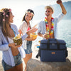 Soft Cooler Bag with Hard Liner, Large Insulated Picnic Lunch Bag Box Soft-Sided Cooling Bag for Camping/BBQ/Family Outdoor Activities