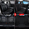 Car Seat Covers Full Set Universal for 5 Seats, Universal Fit For Most Cars, SUV, Sedans and Pick-up Trucks, Waterproof Automotive Seat Protector, Luxury Leather Car Seat Cushion, Airbag Compatible