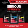 Serious Shredz 4kg – Diet Whey Protein Powder – Contains L-Carnitine L-Tartrate and Green Tea Extract – Supports Lean Muscle Growth, 133 Servings –  (Vanilla)