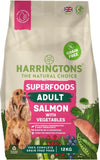 Superfoods Complete Grain Free Hypoallergenic Salmon with Veg Dry Adult Dog Food 12kg - Made with All Natural Ingredients