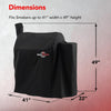 Heavy Duty BBQ Smoker Cover for Outdoor Grill – Waterproof, Weather Resistant, UV & Fade Resistant with Adjustable Straps – Gas Grill Cover for Weber, Charbroil (104L x 55W x 124H cm)