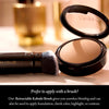 LAURA GELLER NEW YORK Baked Double Take Powder Foundation - Porcelain - Buildable Medium to Full Coverage - Matte Finish