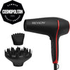 Smoothstay Coconut Oil-Infused Hair Dryer (2000 watts, 2 Accessories for Styling Versatility: Diffuser & Concentrator Comb, Ceramic Tourmaline Ionic Technology) RVDR5317