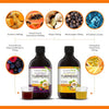 Bio-Fermented Turmeric with Live Cultures and Enzymes - Fermented High Strength Liquid Turmeric Supplement with Black Pepper & Ginger Equivalent to 2 Turmeric Capsules (2-Pack Mixed Flavours)