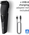 Beard Trimmer Series 3000 - Electric Beard Trimmer for Men with Self-Sharpening Blades, Lift & Trim System, 60 Min Cordless Use and 1 Hour Charge (Model BT3233/15)