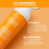 25% Vitamin C + Glutathione Clinical Serum - Anti-Aging Vitamin C Serum Visibly Brightens Skin, Reduces Sun Damage & Improves Discolouration - with Glutathione - All Skin Types - 30 ml