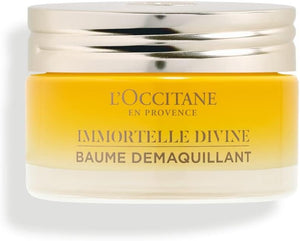 L'OCCITANE Immortelle Divine Cleansing Balm 60g | 97% Readily Biodegradable | Made with Organic, Fair-Trade Immortelle | Luxury & Clean Beauty Skin Cleanser and Make-Up Remover for All Skin Types