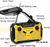 Voyager ECO Emergency Radio KA369 AM/FM NOAA Weather Alert 5-Way Powered Solar Crank Radio Receiver with LED Flashlight and USB Mobile Phone Charger Yellow