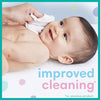 Fresh Clean Baby Wipes 15 Packs of 80 = 1200 Baby Wet Wipes, Baby Scent, Also Great For Hands And Face