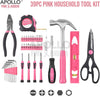 39pc Pink Ladies Tool Kit - Essential DIY and Home Repair Tools Set for Women