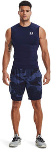 Mens Heat Gear Compression Sleeveess T-Shirt