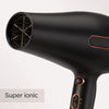 Super Power 2400W Hair Dryer, Salon AC Professional motor, Strong fast drying airflow Black