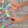 Cherry Blossom Tree 150 LED Light Up Indoor Outdoor Christmas Decoration 150cm / 5ft (Multi Coloured)