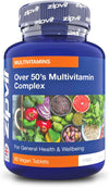 Multivitamin Advanced 50 Plus Active Formula for Women & Men - 90 Vegan Tablets. Supports Bone Health and Your Immune System. UK Supplier. 3 Months Supply