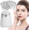 Face Mask Maker Machine with 32Pcs Collagen, Face Mask Machine, Facial Treatment, DIY Natural Fruit Vegetable Mask SPA Skin Care for Eye Chest Hand Neck Skin Care (Machine)