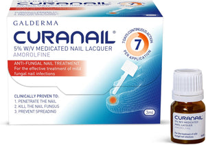 Fungal Nail Treatment 3ml with 5% Amorolfine, Once weekly application, Effective Against Finger / Toenail Fungus