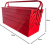 4 Tier 7 Tray Heavy Duty Metal Cantilever Tool Box 21" / 530mm