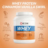 Whey Protein Powder Grass Fed Pure Low Carb Protein Shake - Hormone Free Non-GMO | 30 Servings (960g) - Cinnamon Vanilla Swirl