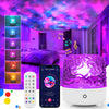 Galaxy Projector Light, HiFi Bluetooth Speaker Star Projector Night Light for Bedroom, Rechargeable Sensory Lights with 36 Lighting Modes, Ocean Wave Ceiling Projector Light for Kids