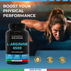 ® L-Arginine 360 Capsules - 4500 mg High Dosage - Caps with Pure L-Arginine HCL Powder - Natural Food Supplement - No Additives, Vegan and Gluten Free - Ideal for Athletes - Italian Quality