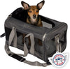Original Deluxe Travel Pet Carrier, Airline Approved & Guaranteed On Board - Charcoal Gray, Medium