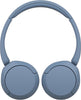 WH-CH520 Wireless Bluetooth Headphones - up to 50 Hours Battery Life with Quick Charge, On-ear style - Blue