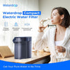 Compact Instant Electric Water Filter Jug for Fridge with 3-Months Filter, Countertop Water Filter System, Reduces Chlorine, Lead, Mercury, Reduce PFAS, PFOA/PFOS, 757 Litres,Blue