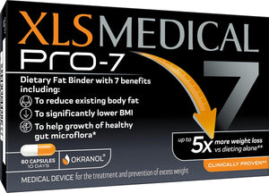 PRO-7 - Weight Loss Pills - Up to 5X More Weight Loss Versus Dieting Alone, 7 Clinically Proven Benefits - 60 Capsules - 10 Day Supply. Trial Pack