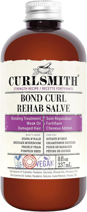- Bond Curl Rehab Salve, Bond Building Strength Treatment for Weak, Damaged Hair (237ml)