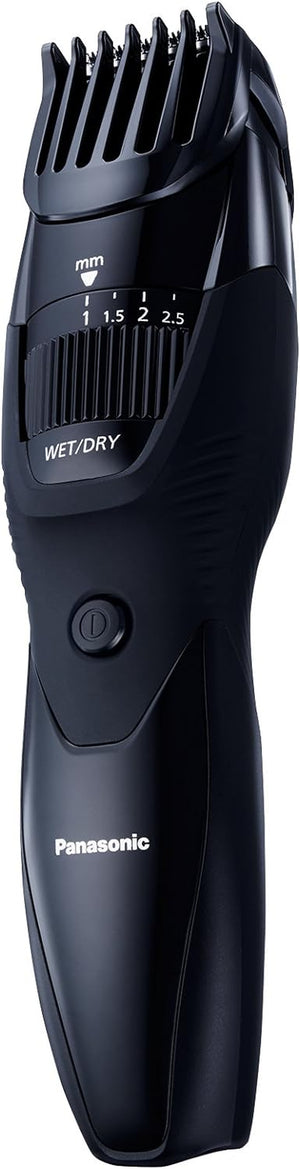 ER-GB42 Wet & Dry Electric Beard Trimmer for Men with 20 Cutting Lengths, Standard UK 3 pin Plug, Black, 50 min usage