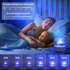 Galaxy Projector Light, HiFi Bluetooth Speaker Star Projector Night Light for Bedroom, Rechargeable Sensory Lights with 36 Lighting Modes, Ocean Wave Ceiling Projector Light for Kids