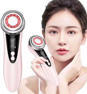 Face Massager Electric, 2 Color Multi-Function Face,Neck and Body Massager, Facial Massager for Skin Care, Face Lift,Wrinkle Remover,Skin Rejuvenating and Skin Tightening Photon Beauty Device