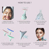 Care Face Massager, Anti-Aging & Skin Toning Facial Massager, Microcurrent EMS Red Light Face Lifting Device, Face Sculpting Lift Tool, Non-Invasive Clean Beauty Facial Device