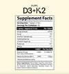 Vitamin D3 3000iu and Vitamin K2 150ug (MK7) - High Strength Vitamin D3 K2 Oral Spray - Vegan, Fast Absorption Vitamin D Supplement Made in The UK - Peppermint 30ml