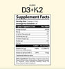 Vitamin D3 3000iu and Vitamin K2 150ug (MK7) - High Strength Vitamin D3 K2 Oral Spray - Vegan, Fast Absorption Vitamin D Supplement Made in The UK - Peppermint 30ml